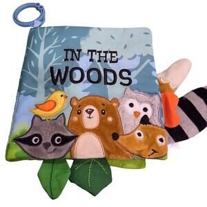 Spark Create Imagine In The Woods Soft Cloth Baby Book Crinkle Sensory Toy OM+